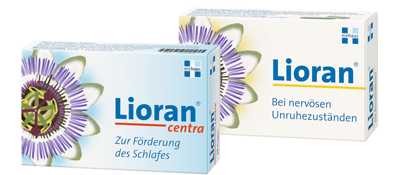 Lioran und Lioran centra Verpackungen